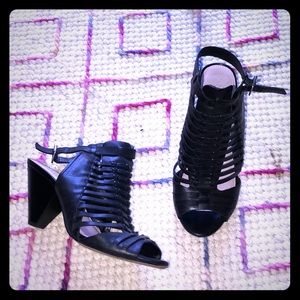 Strappy Wedge Heels